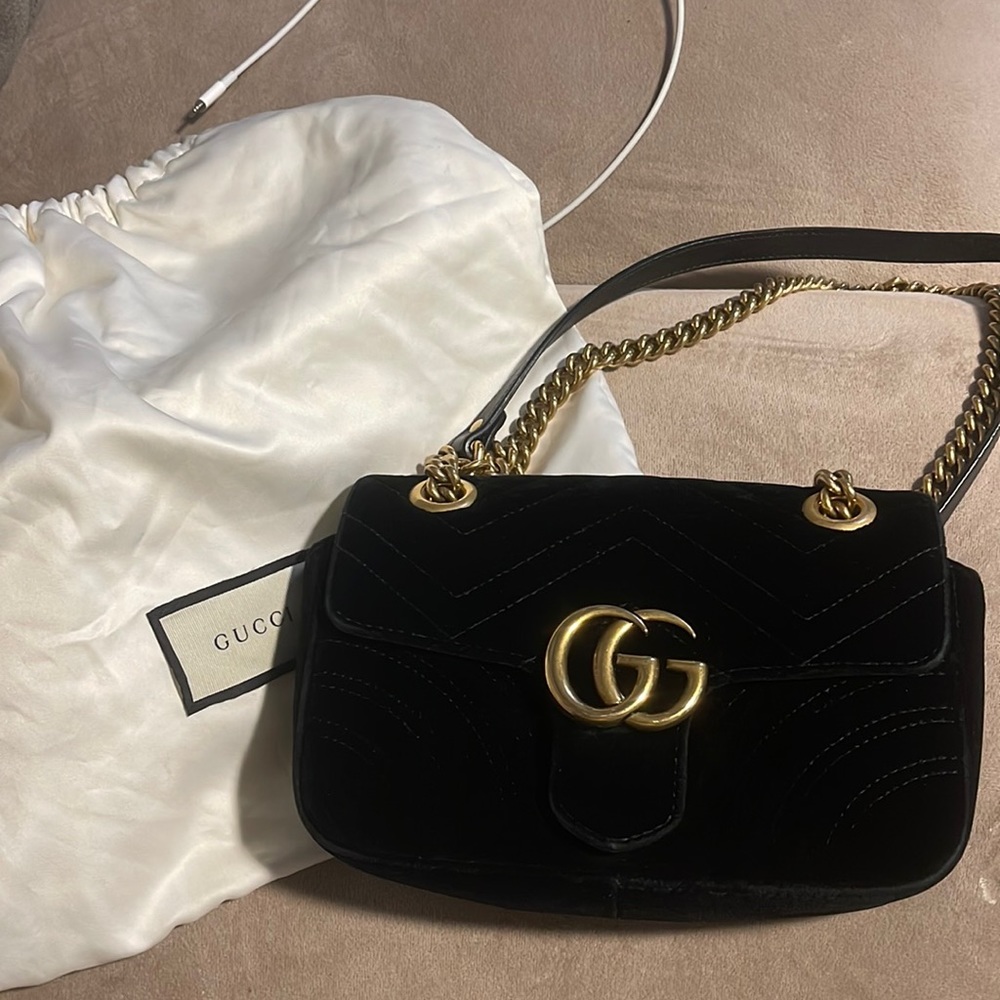 Gucci Marmont Black Bag
